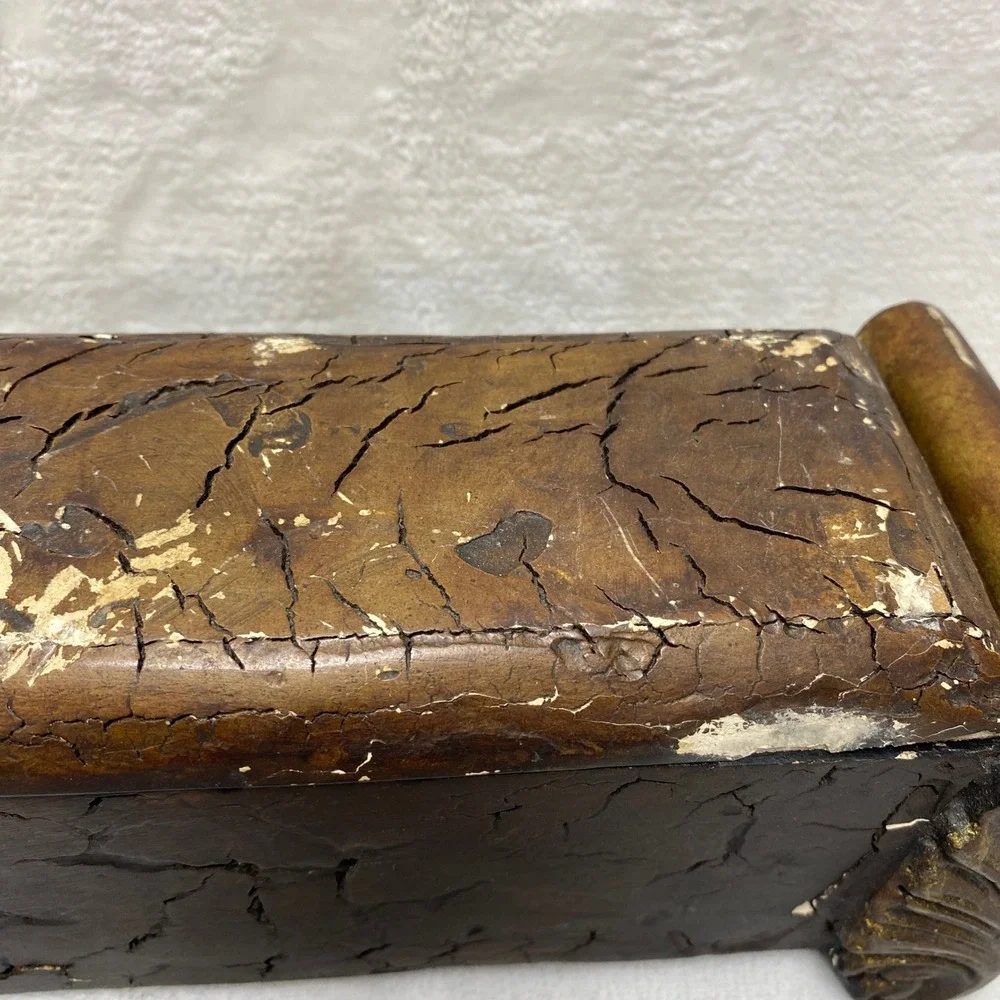 Sterling Industries Philippines Decorative Trinket Box Brown Crackle Finish
